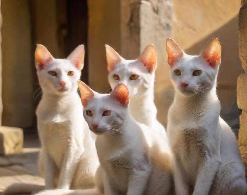 Foreign White cat