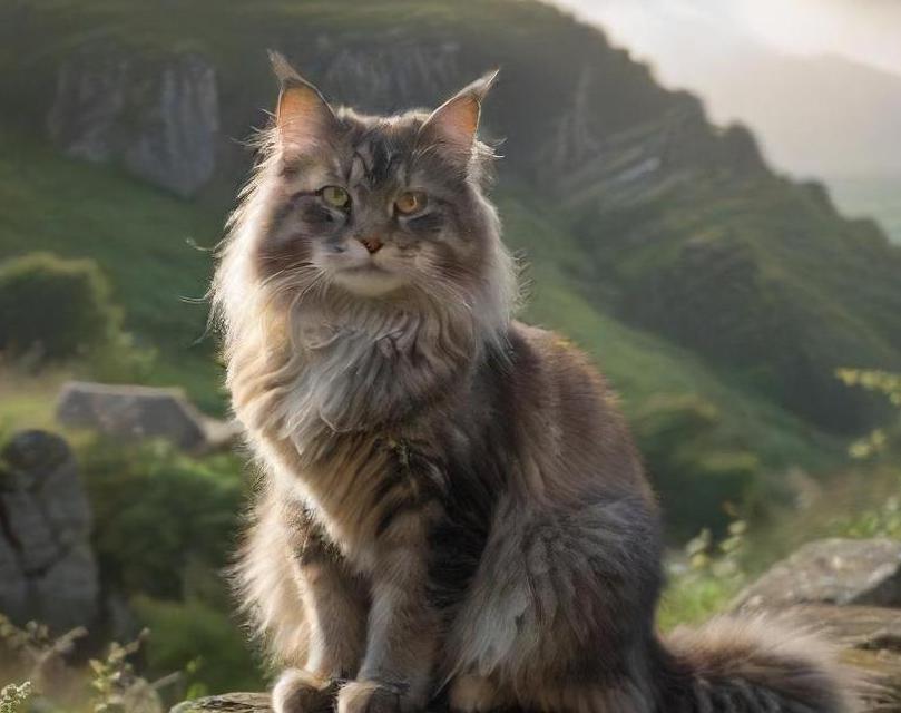 Isle of Man Longhair cat