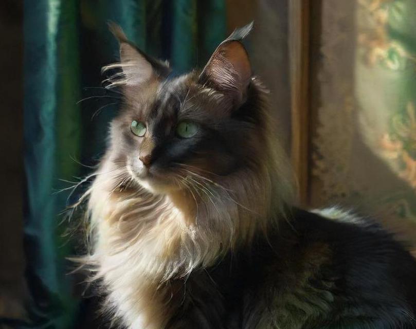 Oriental Longhair cat