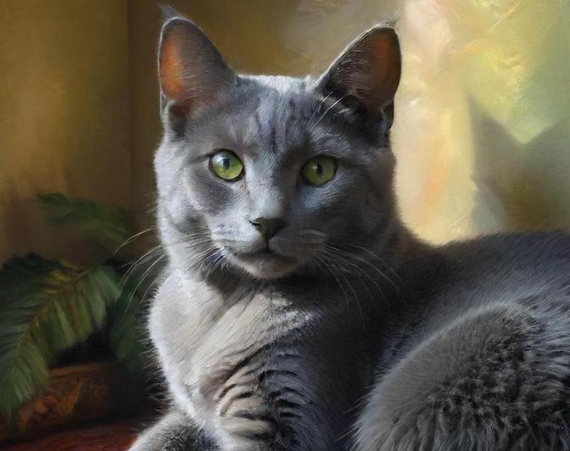 Russian Blue cat