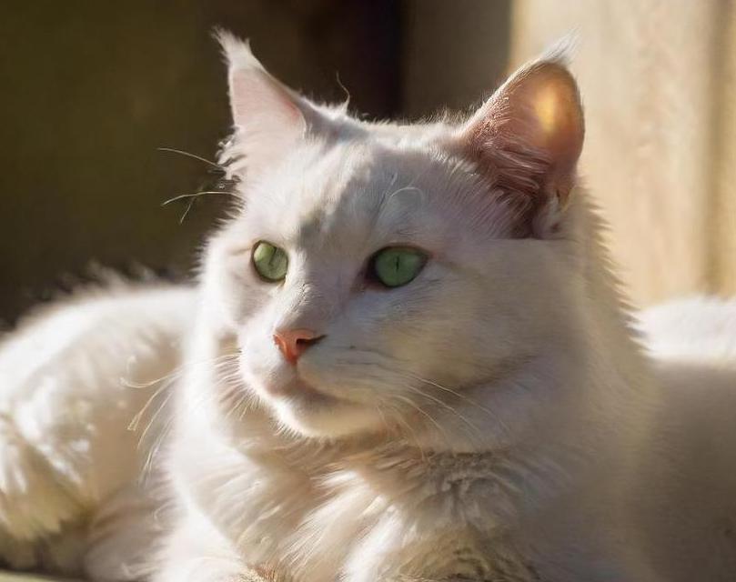 Russian White cat