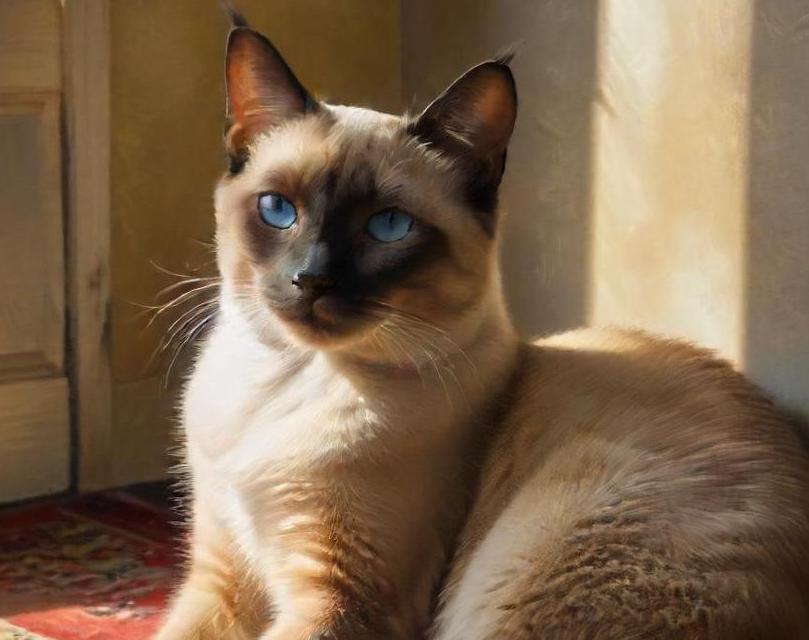 Traditional Siamese cat